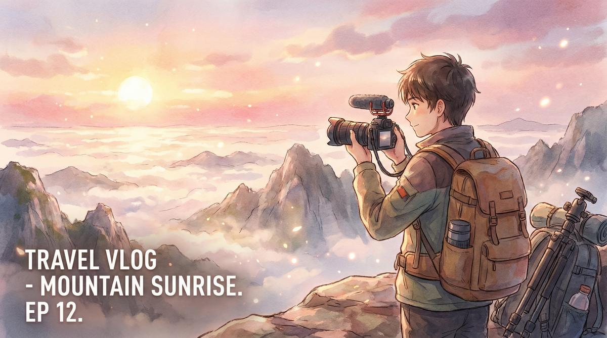 海角旅行视频分享山顶日出