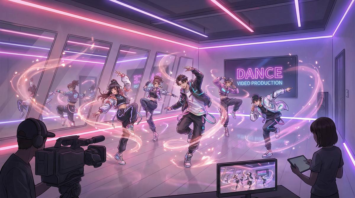 海角舞蹈视频拍摄现场